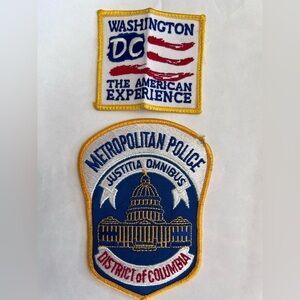 Washington DC and Metropolitan Police Patches